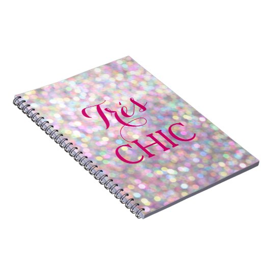 Funkelnd rosa VERCHIC Notebook Notizblock (Rechte Seite)