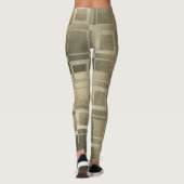 Funkelnd Rose Gold Circles Pink Luxury Sparkon Leggings (Rückseite)