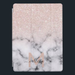 Funkelnd Rose Gold Glitzer Marble Ombre iPad Pro Hülle<br><div class="desc">Dieses elegante und mädchenhafte Muster ist perfekt für die moderne Frau. Es zeigt Imitate, die auf einem schwarzen Glitzer aus funkelnd Rose gedruckt wurden, und Marmormuster im Stil eines ombre Farbverlaufs. Es ist trendig, cool, elegant, luxuriös und stilvoll. ***WICHTIGE HINWEIS FÜR DESIGN: Für individuelle Designanforderungen, wie z.B. passende Produkte, Farbänderungen,...</div>