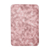 Funkelnd Rose Gold Pink Luxus Girl Badematte (Vorderseite Vertikal)