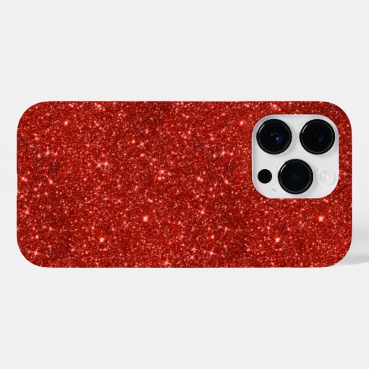 funkelnd rot Case-Mate iPhone hülle (Rückseite (Horizontal))