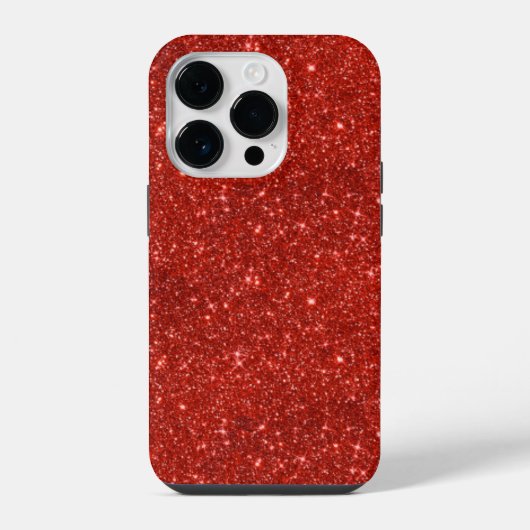 funkelnd rot iPhone hülle (Rückseite)