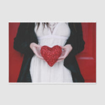 Funkelnd Rotes Liebe Herz (Valentinstag)