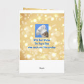 Funkelnd Rupie Cat Weihnachten (Rückseite)