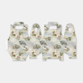 Funkelnd Rustikale Weihnachtsszenen Collage Geschenkschachtel (Ungefaltet)