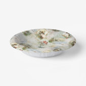 Funkelnd Rustikale Weihnachtsszenen Collage Pappteller (Gewinkelt)