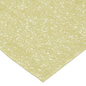 Funkelnd Sandygold-u. -silber-Glitzer Kurzer Tischläufer (Ecke)