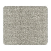 Funkelnd schillernder silberner Glitzer Schneidebrett (Vorderseite)