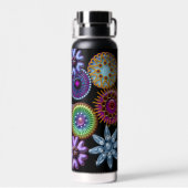 Funkelnd Schmuckstil Vintag Trinkflasche (Rückseite)