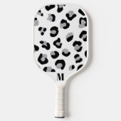 Funkelnd Schneeballmuster Pickleball Schläger (Rückseite)