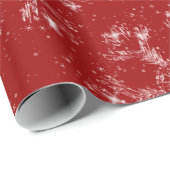 Funkelnd Schneeflocke Geschenkpapier (Rolleneckpunkt)