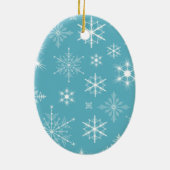 Funkelnd Schneeflocken Foto Weihnachtsschmuck (Hinten)