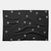 Funkelnd Schneeflocken Geschirrtuch (Horizontal)