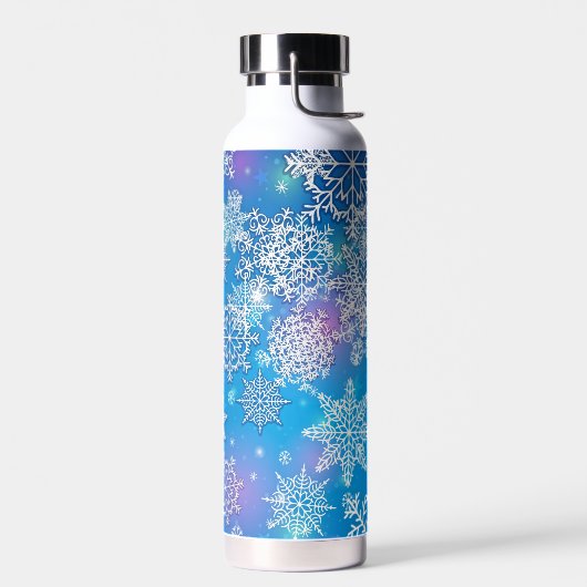Funkelnd Schneeflocken Trinkflasche (Links)