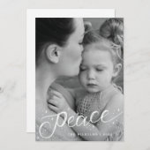 funkelnd Schneefriedkarte Feiertagskarte (Vorne/Hinten)