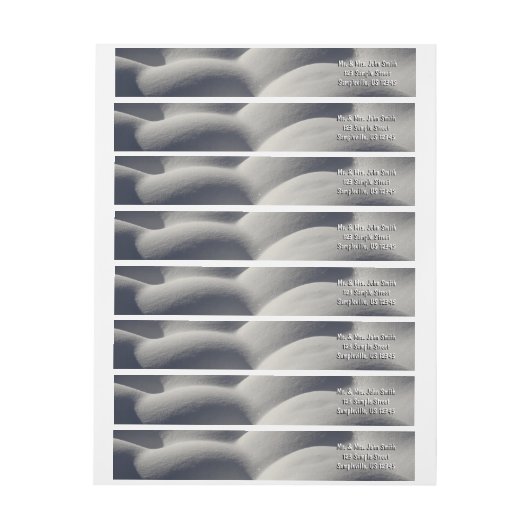 Funkelnd Schneemönge Abstrakte Natur (Bogen)