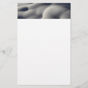Funkelnd Schneemönge Abstrakte Natur Briefpapier