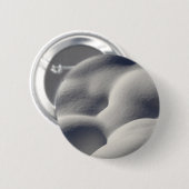 Funkelnd Schneemönge Abstrakte Natur Button (Vorne & Hinten)