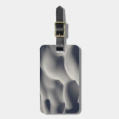 Funkelnd Schneemönge Abstrakte Natur Gepäckanhänger (Vorderseite vertikal)