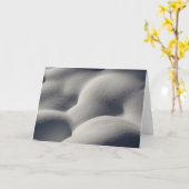 Funkelnd Schneemönge Abstrakte Natur Karte (Gelbe Blume)