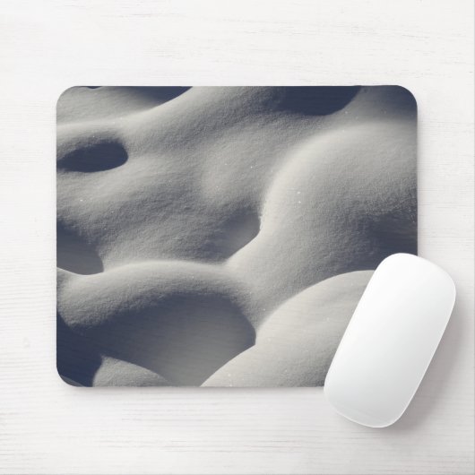 Funkelnd Schneemönge Abstrakte Natur Mousepad (Mit Mouse)