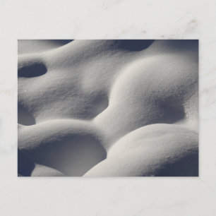 Funkelnd Schneemönge Abstrakte Natur Postkarte