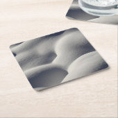 Funkelnd Schneemönge Abstrakte Natur Rechteckiger Pappuntersetzer (angewinkelt)