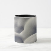 Funkelnd Schneemönge Abstrakte Natur Tasse (Zentrum)