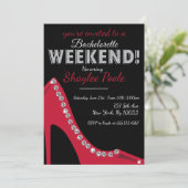 Funkelnd Schuh, Einladung (Stehend Vorderseite)