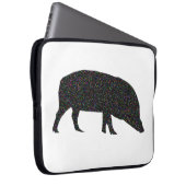 Funkelnd Schweineback Laptopschutzhülle (Vorne Rechts)