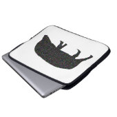 Funkelnd Schweineback Laptopschutzhülle (Vorne Knopf)