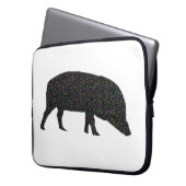 Funkelnd Schweineback Laptopschutzhülle (Vorderseite Links)