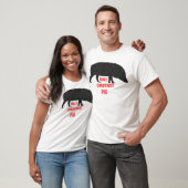Funkelnd Schweinemegel T Shirt (Unisex)
