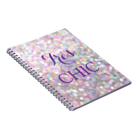 Funkelnd SEHR CHIC-Notebook Notizblock (Rechte Seite)