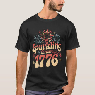 Funkelnd seit 1776 4. Juli Patriotisch T-Shirt
