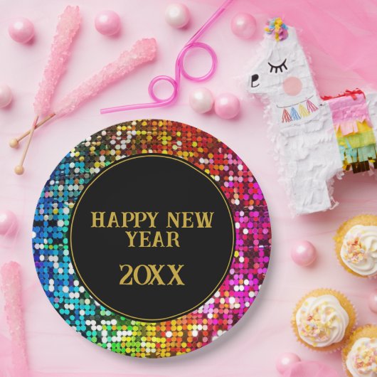 Funkelnd Sequenzen-Party Pappteller (Party)