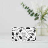 Funkelnd Silber-Glitzer-Schlüsselanhänger Visitenkarte (Stehend Vorderseite)