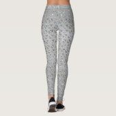 Funkelnd Silber-Leggings Leggings (Rückseite)