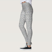 Funkelnd Silber-Leggings Leggings (Links)