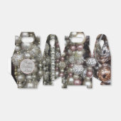 Funkelnd Silber- und rosa gestrichene Perlen Geschenkschachtel (Ungefaltet)