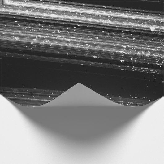 Funkelnd silberfarbene Zickzack Linien Geschenkpapier (Ecke)