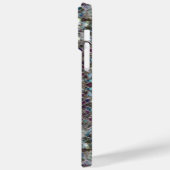 Funkelnd Silbermosaik Mandala abstrakt Case-Mate iPhone Hülle (Rückseite / Links)