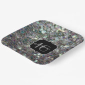 Funkelnd Silbermosaik Süß 16 Pappteller (Gewinkelt)