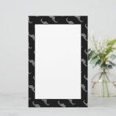 Funkelnd Silbermosaikmuster Briefpapier (Stehend Vorderseite)