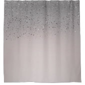 Funkelnd Sparkon-Glitzer in Rosa Duschvorhang (Vorderseite)