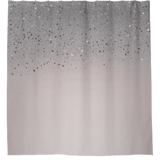 Funkelnd Sparkon-Glitzer in Rosa Duschvorhang (Vorderseite)