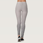 Funkelnd Sparkon-Glitzer in Rosa Leggings (Rückseite)