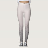 Funkelnd Sparkon-Glitzer in Rosa Leggings (Vorderseite)