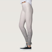 Funkelnd Sparkon-Glitzer in Rosa Leggings (Links)