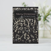 Funkelnd Sterne in Schwarz und Weiß (Stehend Vorderseite)